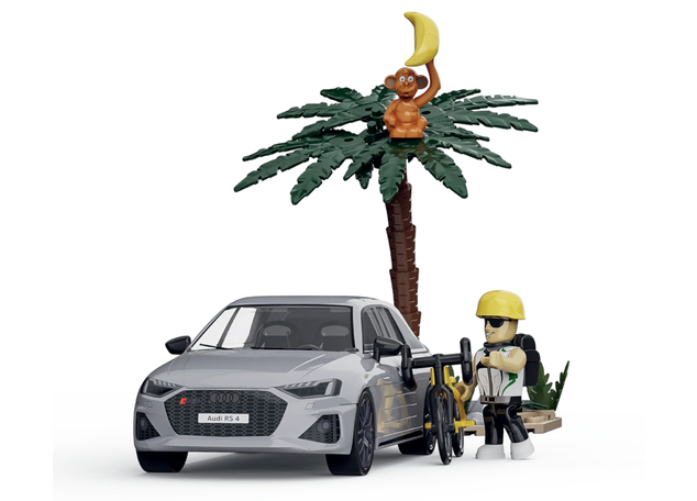 Cobi 24671 Audi RS4 Cycling Madnes, 1:35, 176 k, 2 f