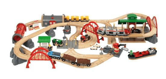 Brio Vláčiková dráha Deluxe so zvukmi a svetlami