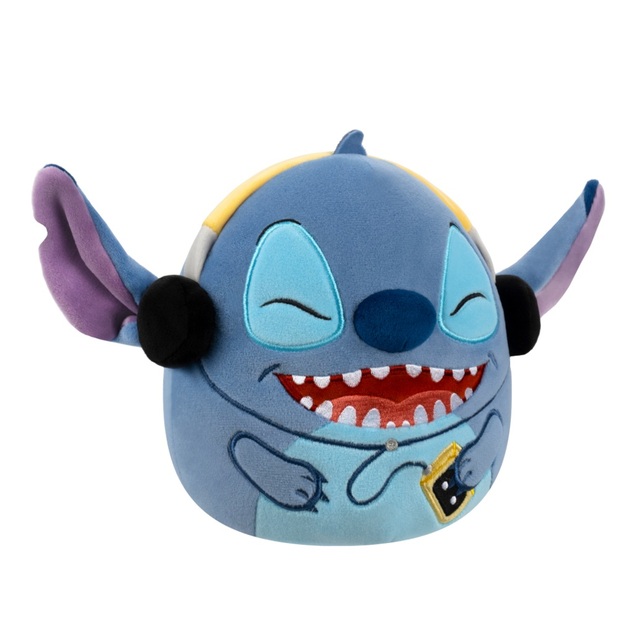 Squishmallows Disney Stitch mit Kopfhörern, 25 cm