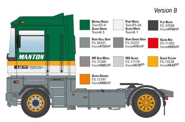 Model Kit truck 3969 - Renault AE500 Magnum (1:24)