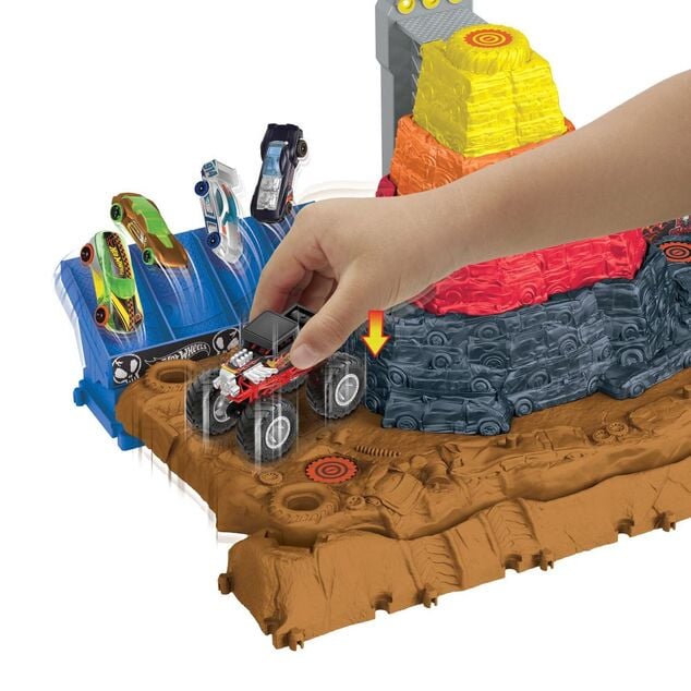 Mattel Hot Wheels Monster trucks aréna: Bone shaker finále herný set