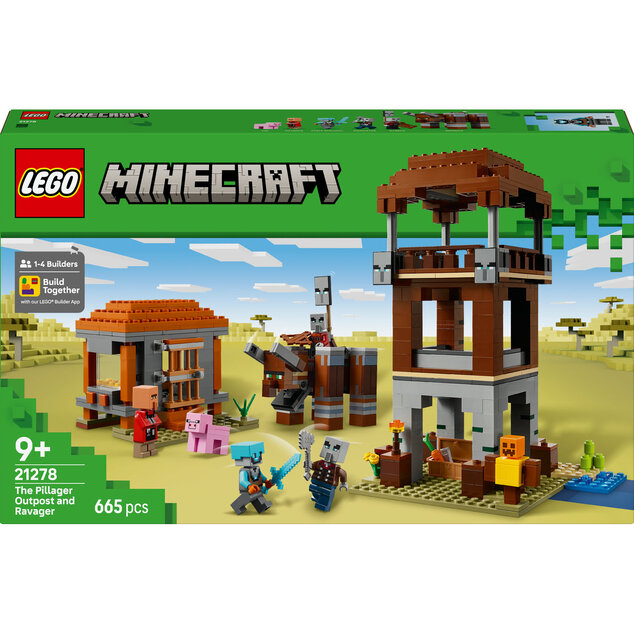 LEGO® Minecraft™ 21278 Základňa plieniteľov a Ničiteľ