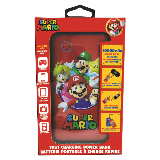 Lexibook Power banka 10 000 mAh Super Mario