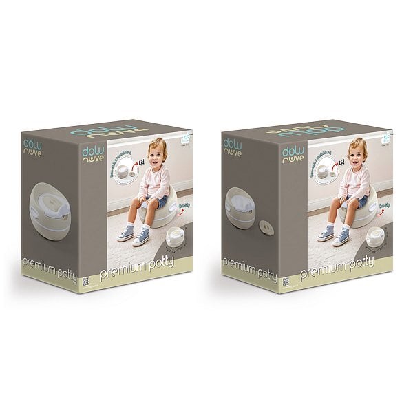 Dolu Premium Kinder-Töpfchen, beige, 19,5x34,5x33,5 cm