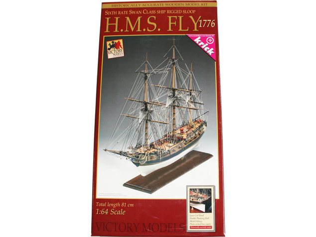 VICTORY MODELS HMS Fly 1776 1:64 kit