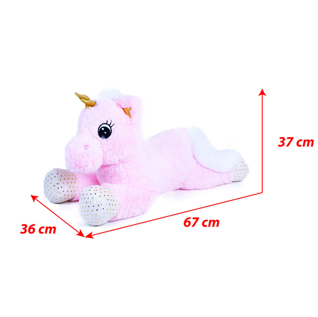Großes Plüscheinhorn Niko 70 cm