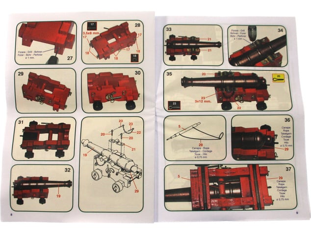 Mantua Model Americký kanón 1:17 kit