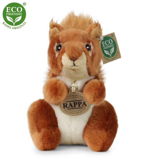 Plyšová veverička 18 cm ECO-FRIENDLY