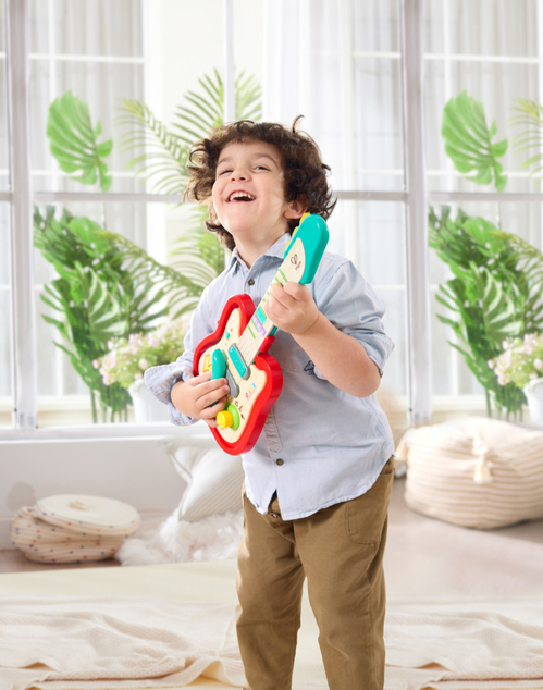 Hape Pixelz Rainbow - Guitare avec effets lumineux et sonores