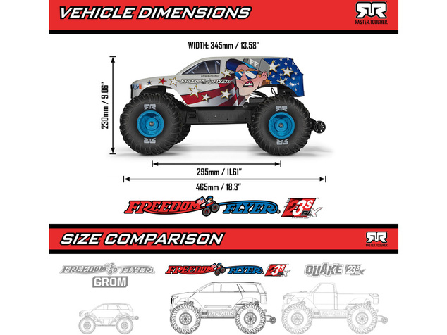 Arrma Gorgon 223S BLX 2WD 1:10 RTR Freedom Flyer