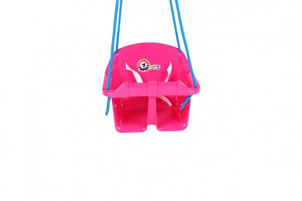 Hojdačka Baby plast ružová nosnosť 20kg