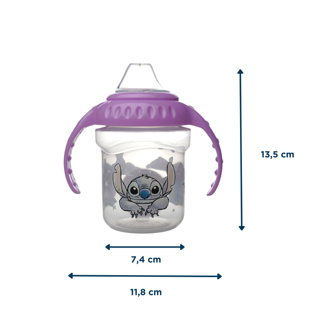 Hrnček so silikónovým náustkom 250 ml, LILO &amp; STITCH