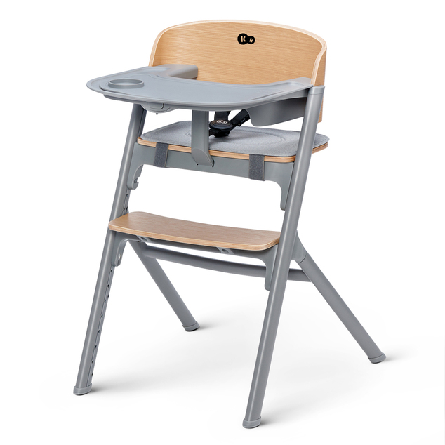 KINDERKRAFT SELECT Set jedálenská stolička Livy Oak + lehátko Calmee, Premium