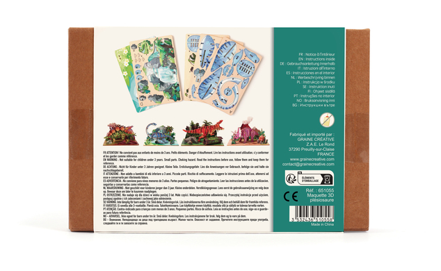 GRAINE CREATIVE Leseni 3D model Pleziozaver