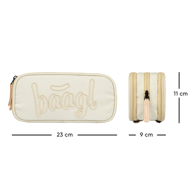 BAAGL Študentský peračník etui Beige