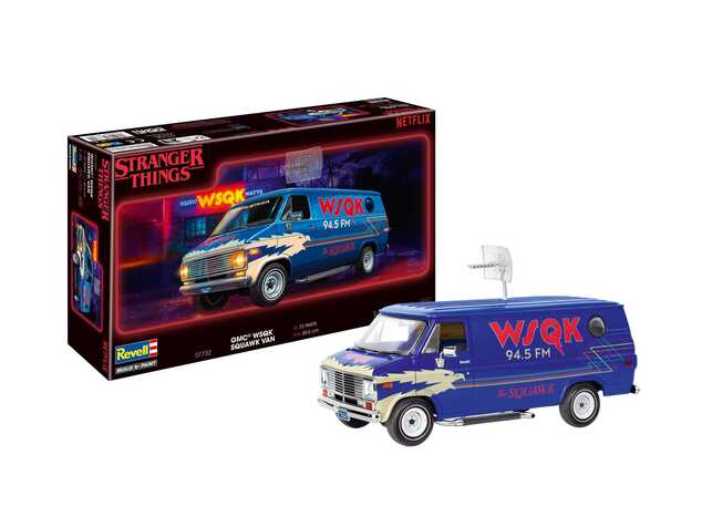 Plastic ModelKit STRANGER THINGS autó 07732 - GMC® WSQK Squawk Van (1:25)