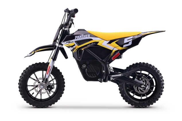 Električni Motocross za djecu Beneo Motors Panther žuti - 550W