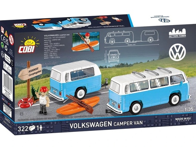 Cobi Volkswagen Camper Van, 1:35, 322 k, 1 f