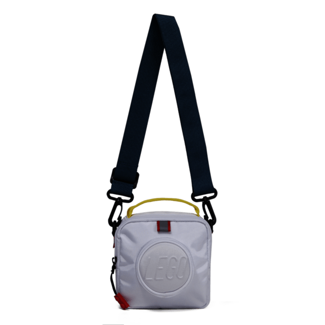 LEGO Signature Brick 1x1 mini crossbody borsa - bianca