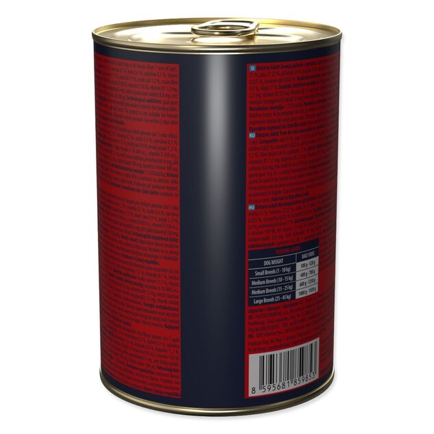 Conserve Ontario Adult pâté de bœuf à la spiruline 400g