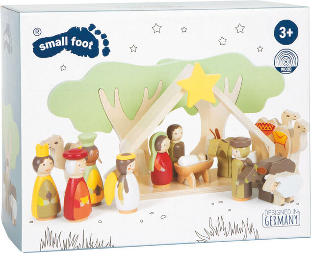 Small Foot Vianočný drevený betlehem
