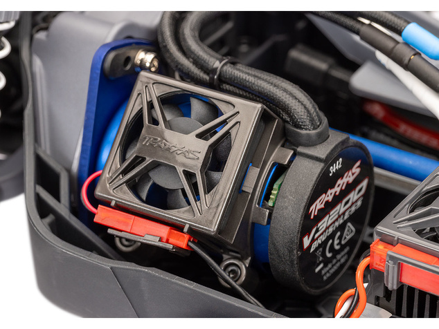 Traxxas Rustler 4x4 1:10 VX3 RTR albastru