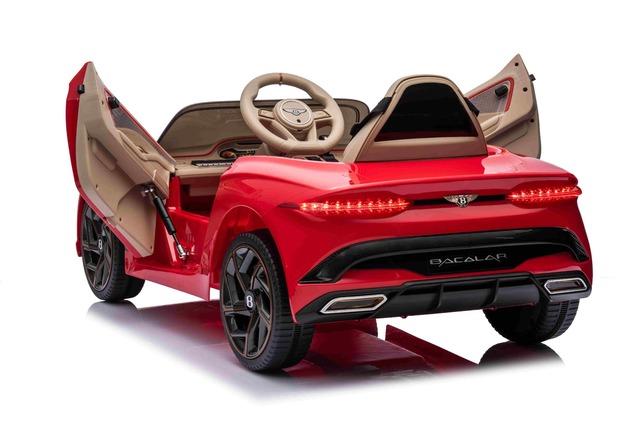 Elektrické autíčko Bentley Bacalar 12V, červené, Dvere otvárajúce sa nahor, 2.4 GHz diaľko
