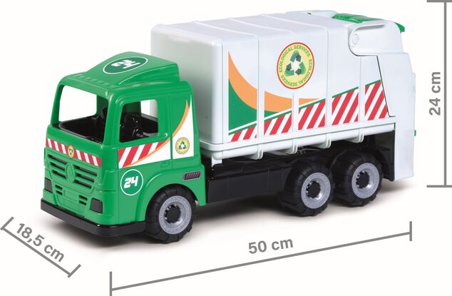 Androni Heavy Trucks camion della spazzatura con ruote gommate - lunghezza 50 cm