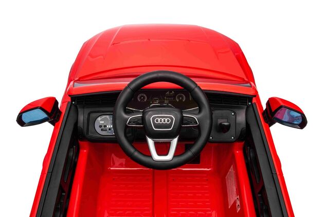 Elektrické Auto Audi Q7 Rot, Einzelplatz, Unabhängige Federung, 12V Batterie