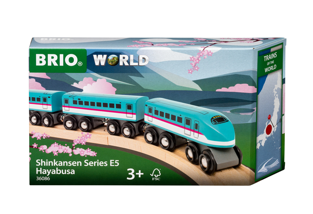 Brio Edícia Svetové vlaky - Schinkansen Hayabusa E5