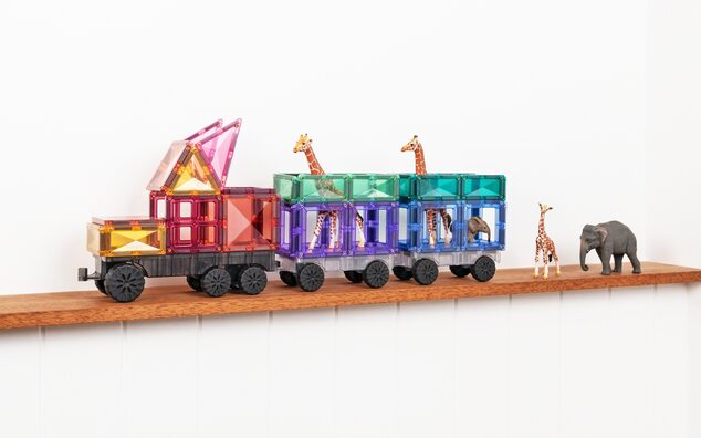 CONNETIX® Pastel Transport Pack magnetická stavebnica 50 ks