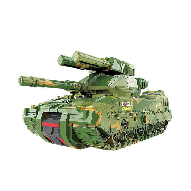 Robot rozložiteľný tank zelený