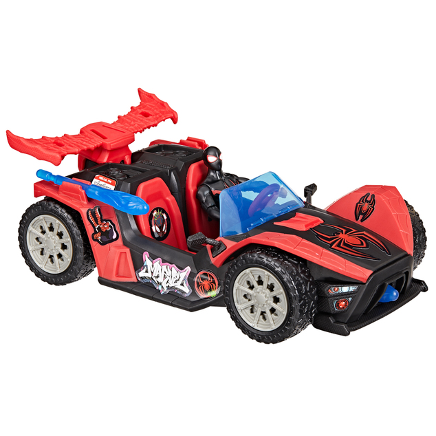 HASBRO - Spider-Man Venomversus Miles Figur mit Fahrzeug