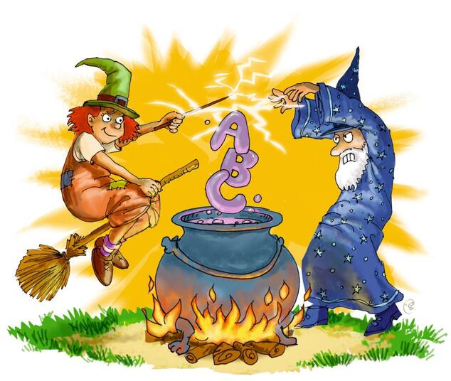 Haba Mini gioco per bambini Duello di streghe ABC dai 6 anni