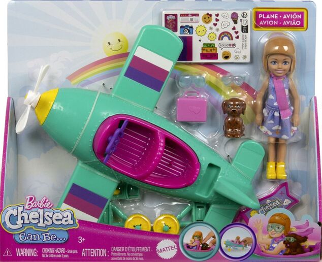 Mattel Barbie Chelsea a lietadlo