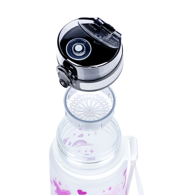 BAAGL Tritan-Trinkflasche Einhorn-Königreich, 500 ml
