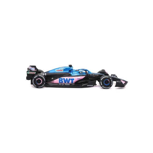 Bburago 1:43 RACE Formula F1 - BWT Alpine F1 Team A524 (2024) #31 (Esteban Ocon) - with dr