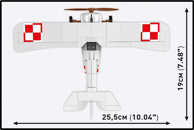 Cobi 2998 Great War - Nieuport 17 C.1 110 H.P. (PL), 1:32, 273k