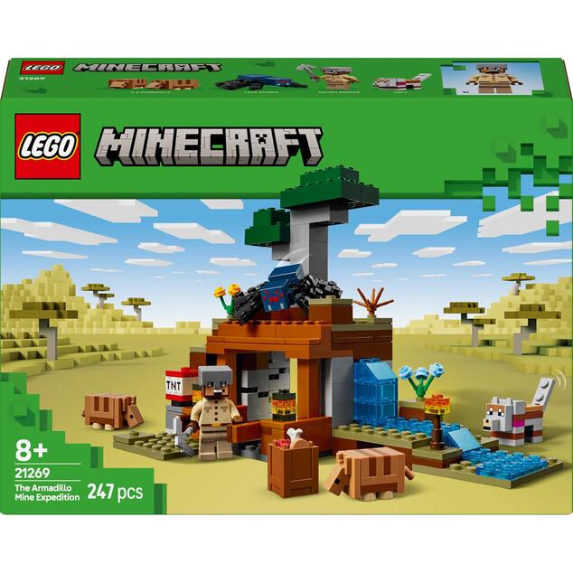 LEGO® Minecraft®  21269 Výprava do bane a pásovec