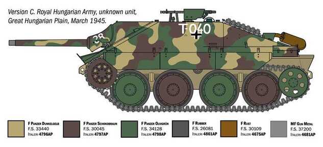 Maquette militaire 96531 - Jagdpanzer 38(t) Hetzer (1:35)