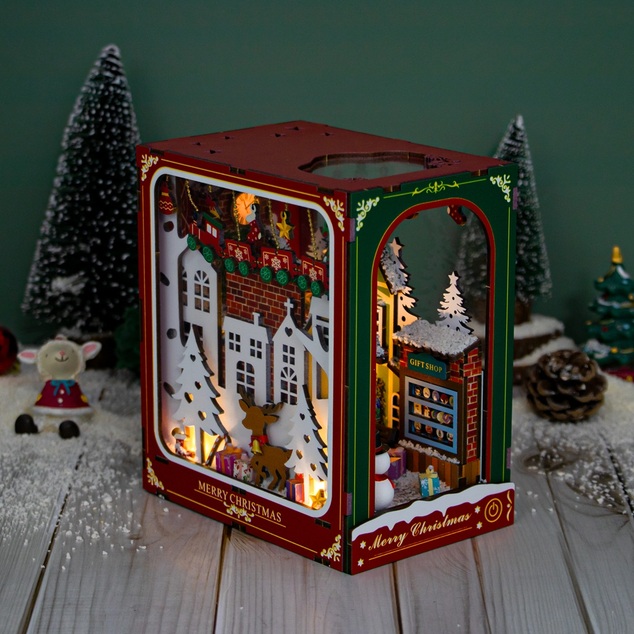 2Kids Toys Zarážka na knihy Biele Vianoce