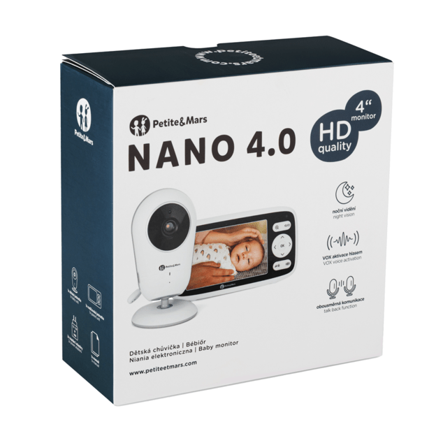 PETITE&amp;MARS Gyermek digitális bébiszitter NANO 4.0