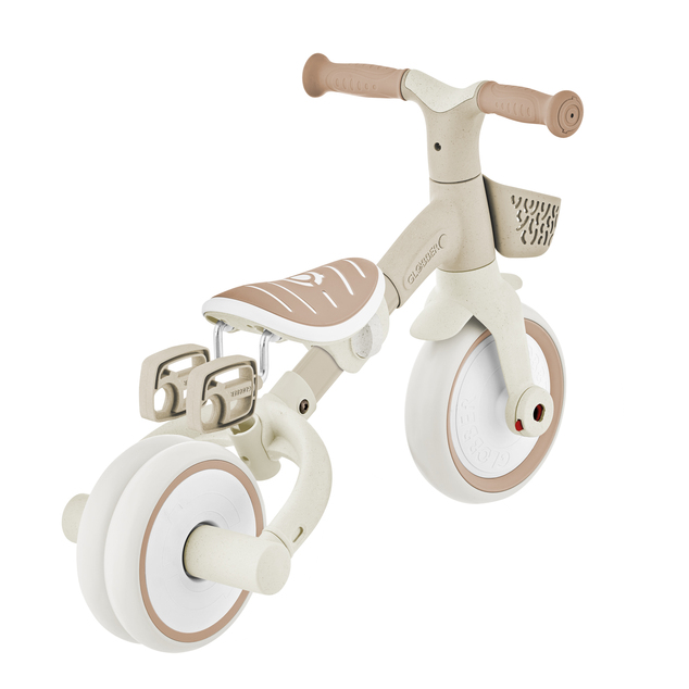 Globber detské odrážadlo trojkolesové - Learning Trike 3in1 PLUS Ecologic Coconut