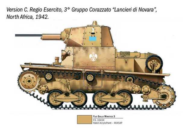 Model Kit tank 96553 - Carro Armato L6/40 (1:35)