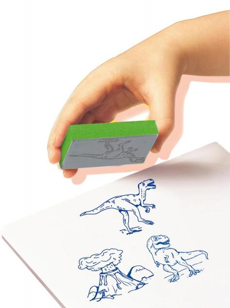 Ses Dinosaurier-Stempel