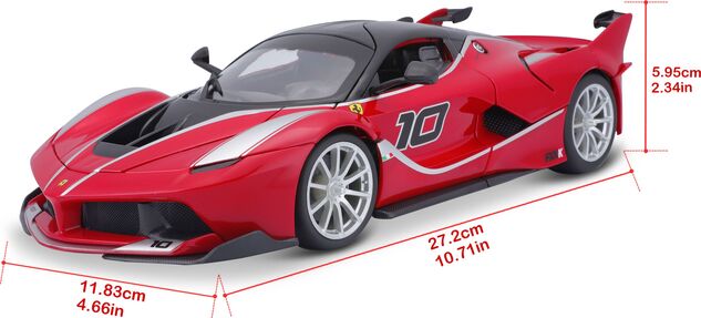 Bburago 1:18 Ferrari TOP FXX K Rot