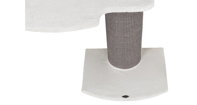 Acadia scratching post with wall mounting, 160 cm, grey