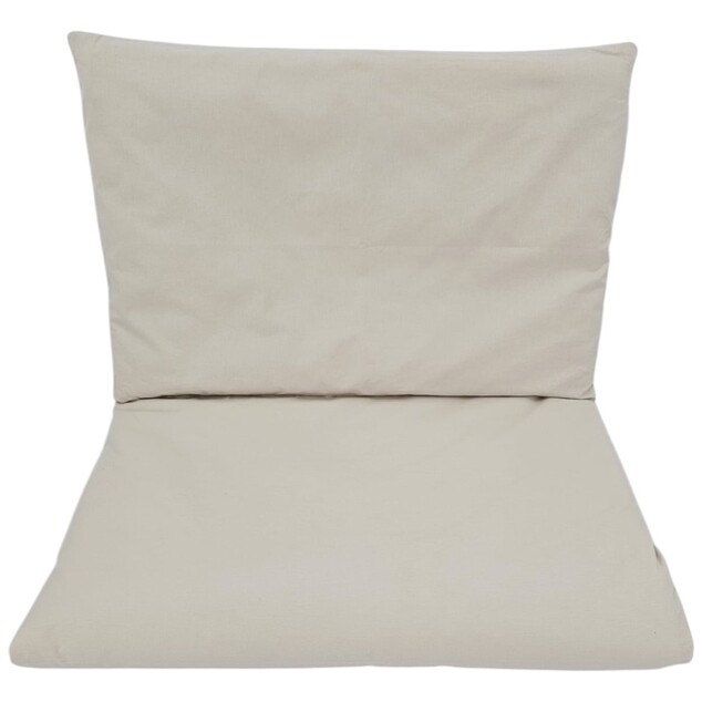 EKO Lenjerie de pat pentru copii 2 piese bumbac Light Beige 40x60cm, 90x120cm