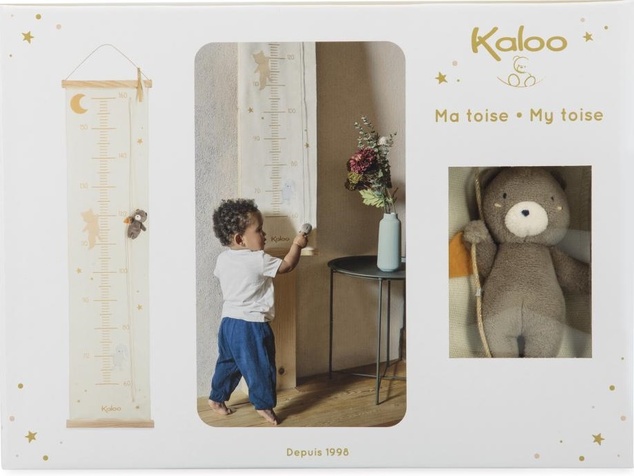 Kaloo Závesný meter pre deti s lezúcim mackom Home