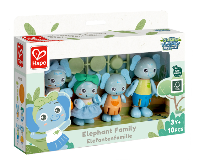 Hape Famille d'éléphants